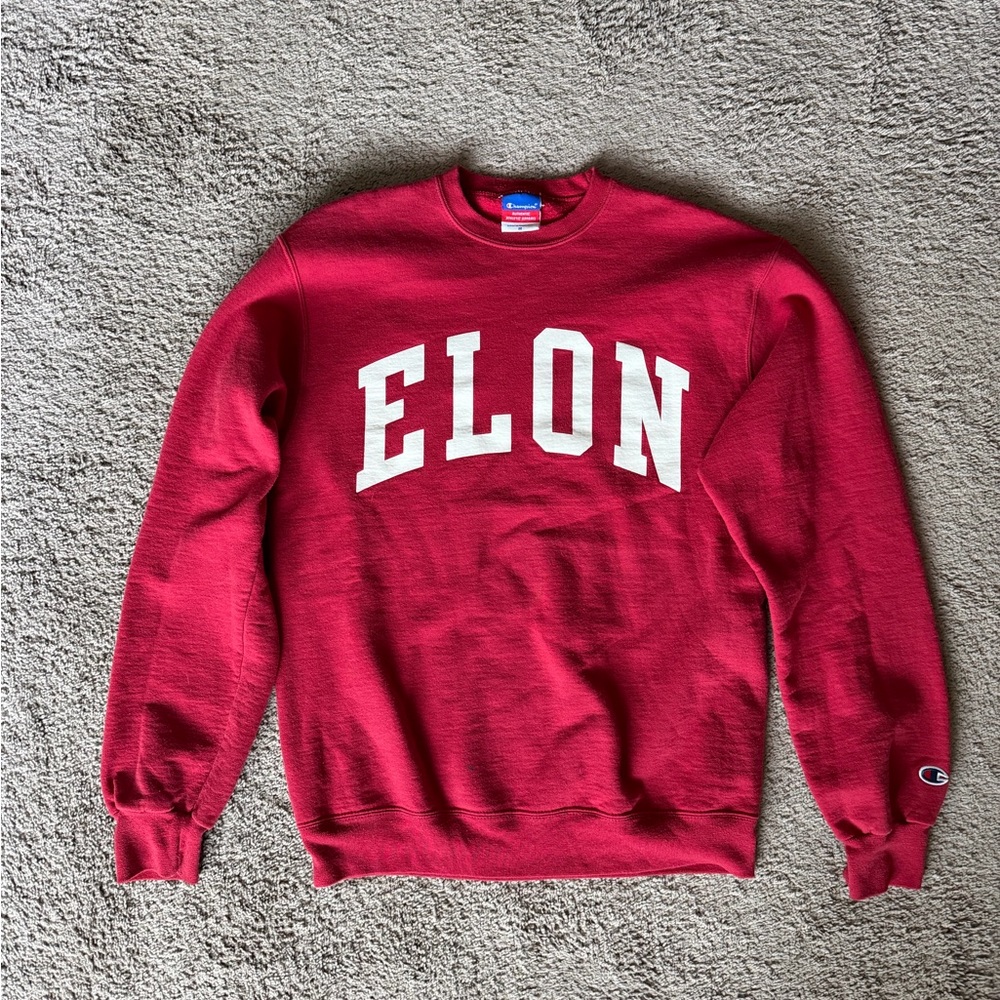 Elon Champion Red Sweatshirt